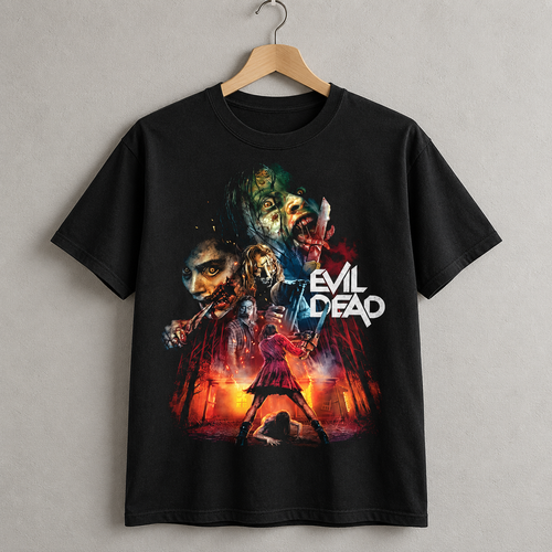 Evil Dead Horror T-Shirt Halloween Graphic Tee