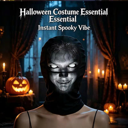 2Pack Spooky Ghost Face Headrest Covers for Cars - Halloween Auto Decor
