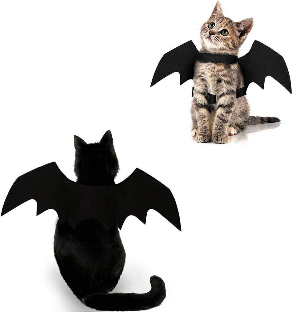 Halloween Bat Wings Costume for Cats and Small Dogs