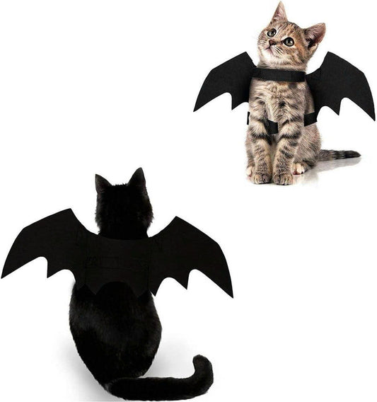 Halloween Bat Wings Costume for Cats and Small Dogs