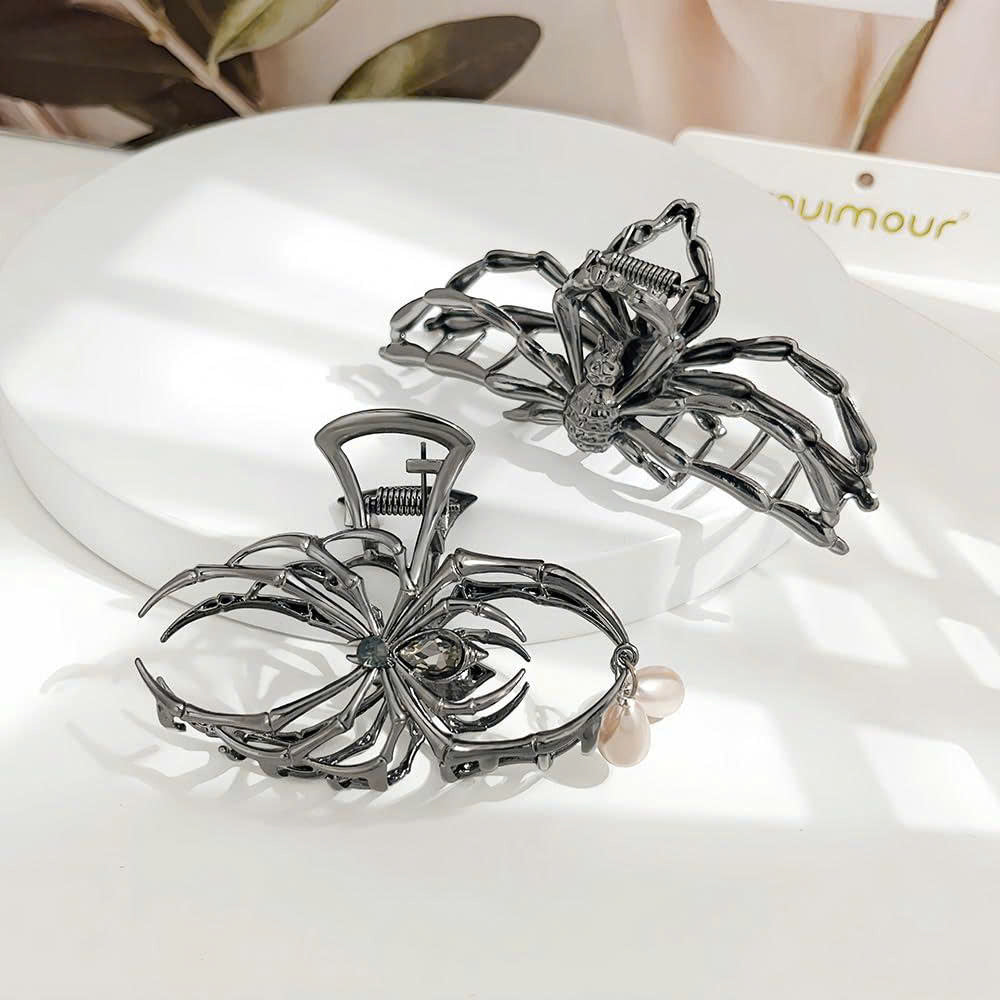4PCS Gothic Metal Halloween Hair Claw Clips Set for Women