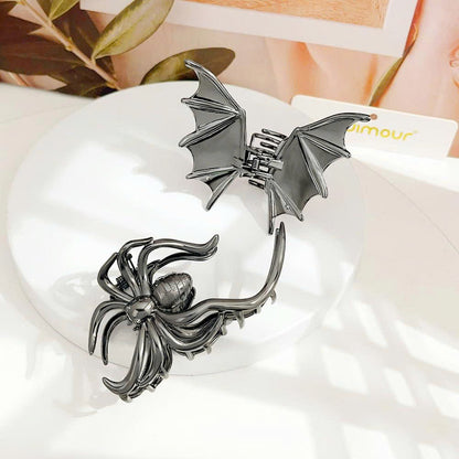 4PCS Gothic Metal Halloween Hair Claw Clips Set for Women