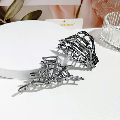 4PCS Gothic Metal Halloween Hair Claw Clips Set for Women