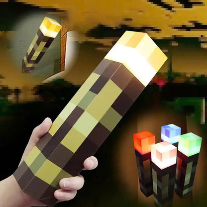 Pixel Brownstone Torch Light: USB Rechargeable Wall & Table Lamp