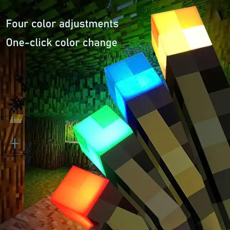 Pixel Brownstone Torch Light: USB Rechargeable Wall & Table Lamp