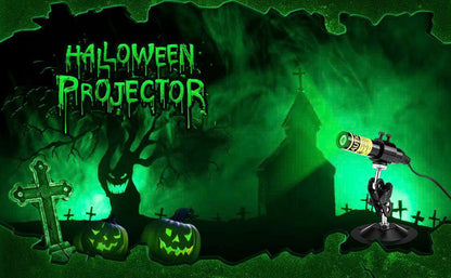 Halloween Laser Swamp Light Projector - IP67 Waterproof Outdoor Decor