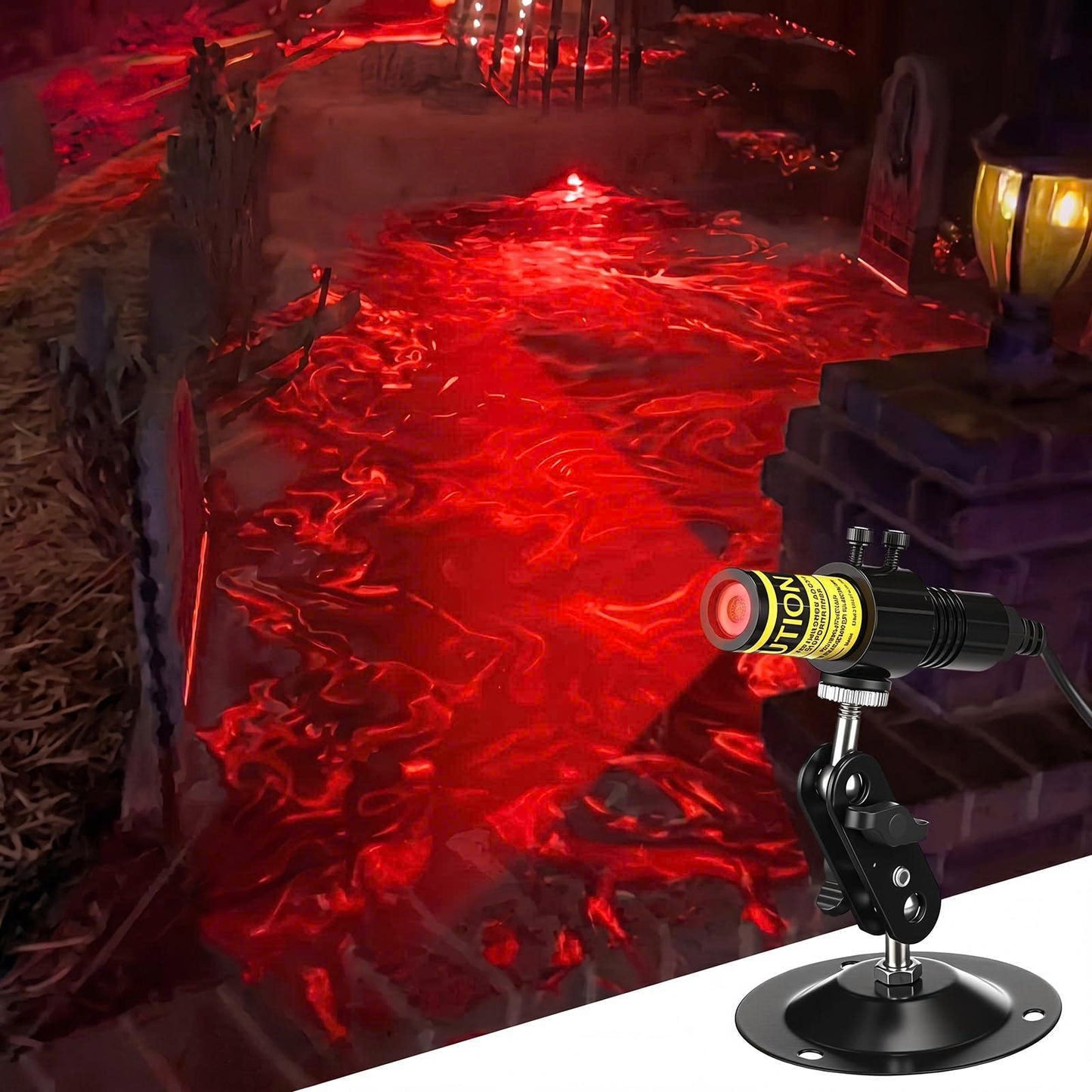Halloween Laser Swamp Light Projector - IP67 Waterproof Outdoor Decor