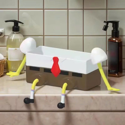 Cute SpongeBob Kitchen Sink Sponge Holder - Drainage Shelf Basket