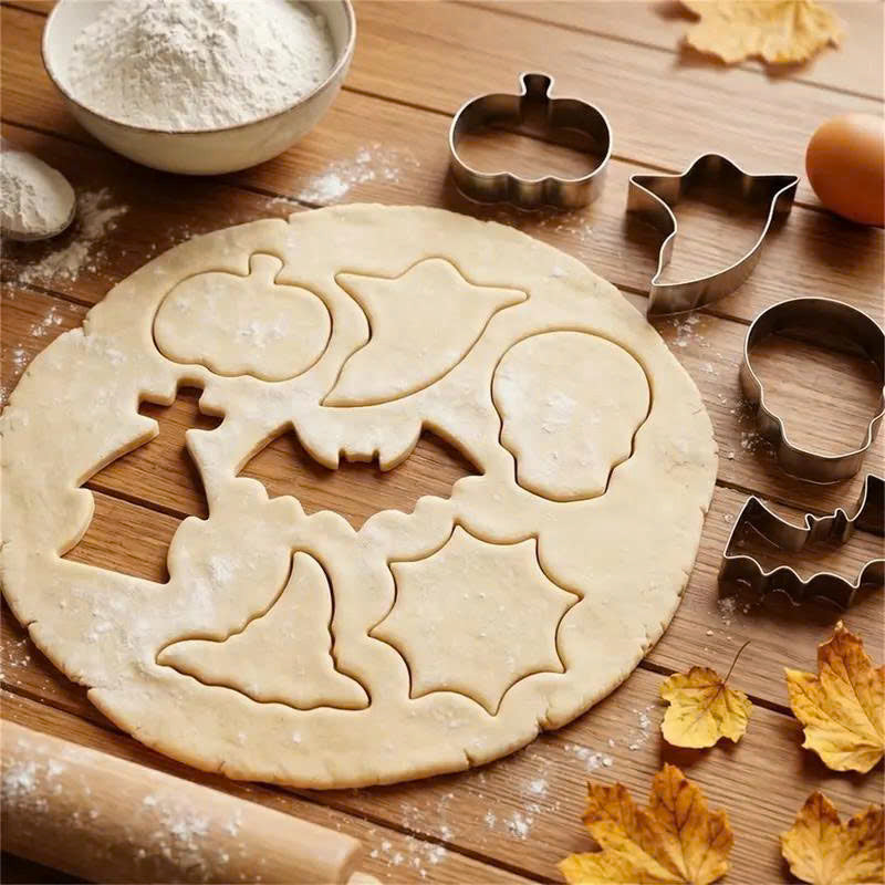 9PCS Stainless Steel Halloween Cookie Cutters Set