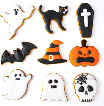 9PCS Stainless Steel Halloween Cookie Cutters Set