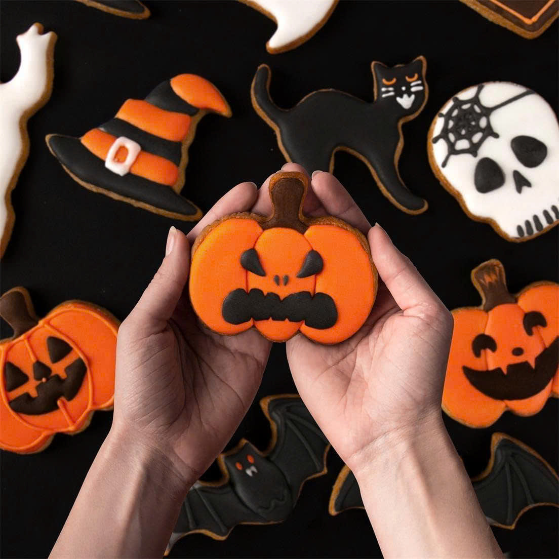 9PCS Stainless Steel Halloween Cookie Cutters Set