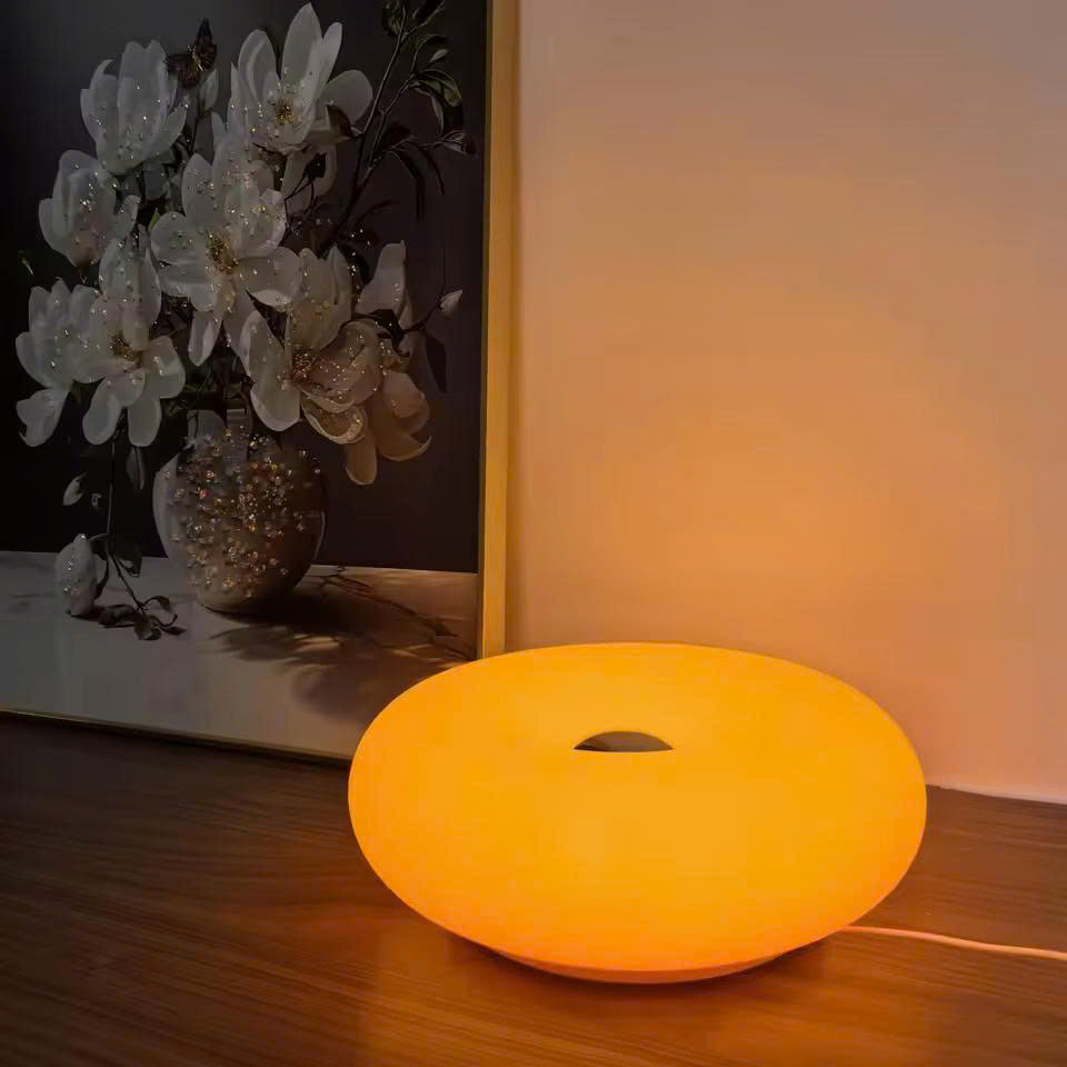 Bauhaus Donut Table Lamp - USB Ambient Night Light for Bedroom