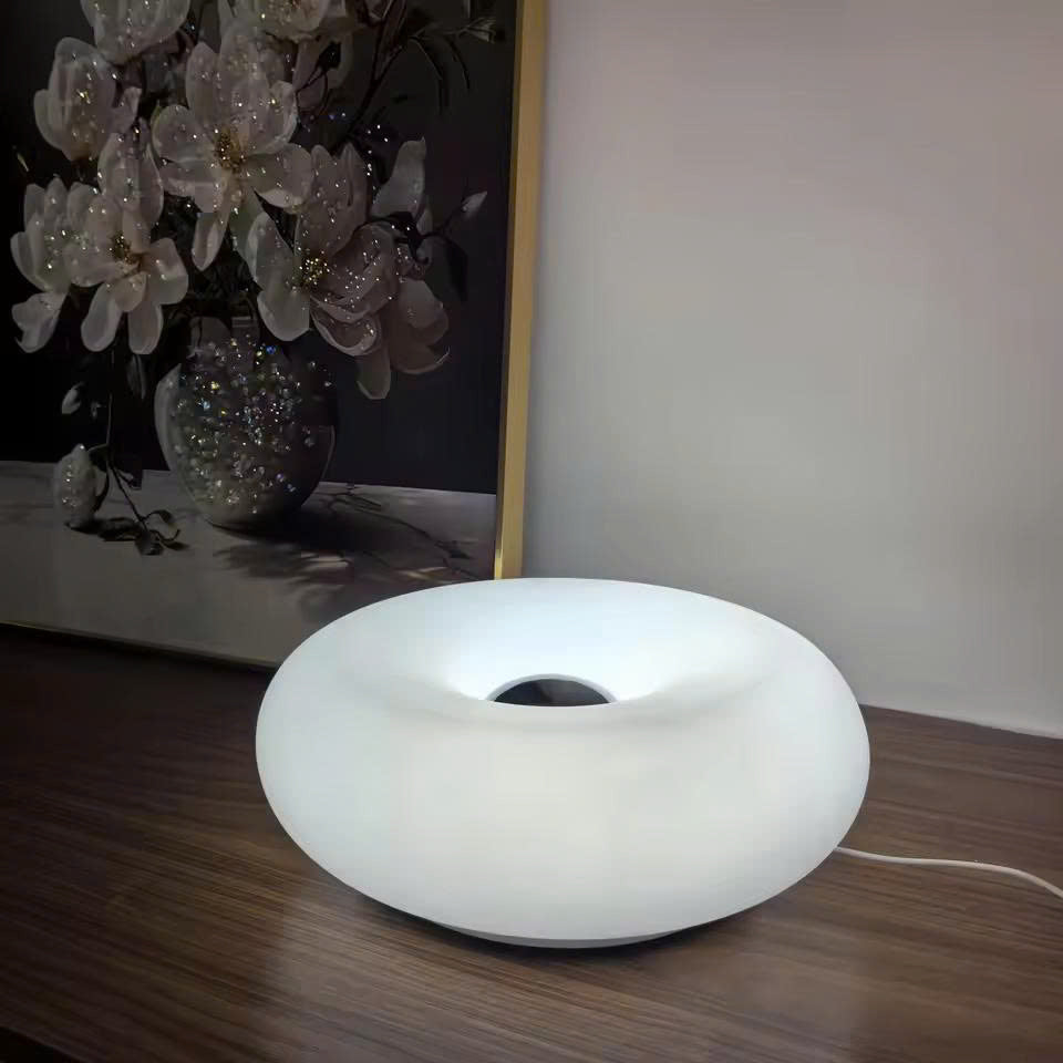 Bauhaus Donut Table Lamp - USB Ambient Night Light for Bedroom