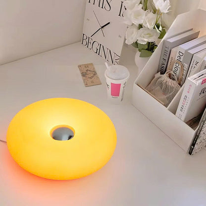 Bauhaus Donut Table Lamp - USB Ambient Night Light for Bedroom