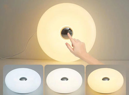 Bauhaus Donut Table Lamp - USB Ambient Night Light for Bedroom