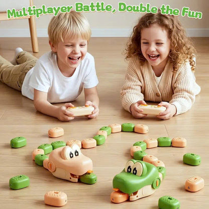 2 Players Remote Control Magnetic Snake Battle Game Toy for Kids
