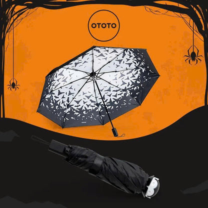 OTOTO Spookula Vampire Folding Umbrella - Windproof Travel Parasol