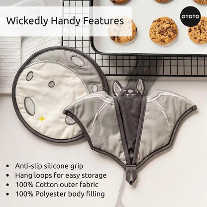 OTOTO Spookula Vampire Folding Umbrella - Windproof Travel Parasol