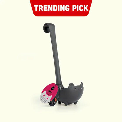 OTOTO Katie Cat Soup Ladle - Standing Heat Resistant Kitchen Ladle