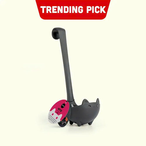 OTOTO Katie Cat Soup Ladle - Standing Heat Resistant Kitchen Ladle