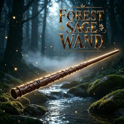 Rechargeable Resin Wizard Magic Wand Set with Gift Box & Flash Paper