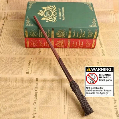 Rechargeable Resin Wizard Magic Wand Set with Gift Box & Flash Paper