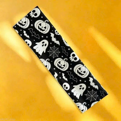 Halloween Wide Elastic Headband (1/6 Pcs) - Spooky Stretch Hair Band for Women