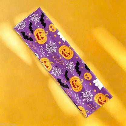 Halloween Wide Elastic Headband (1/6 Pcs) - Spooky Stretch Hair Band for Women