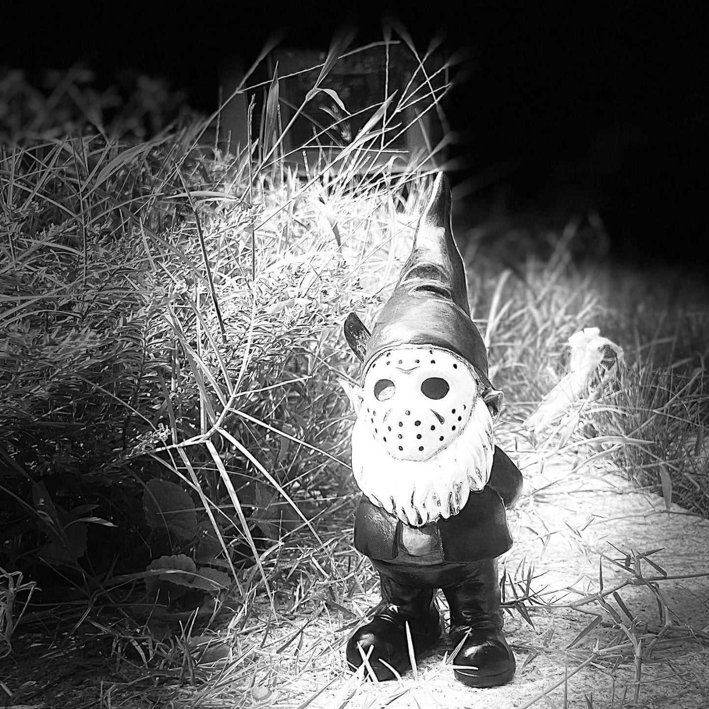 Horror Garden Gnome Statue - 5.5" Halloween Slasher Killer Outdoor Decor