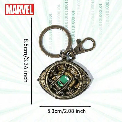 Marvel Avengers 3D Metal Keychain - Thor Hammer & Captain America Shield Keyring