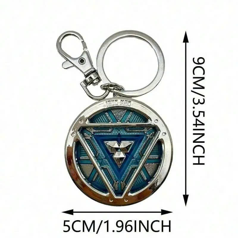 Marvel Avengers 3D Metal Keychain - Thor Hammer & Captain America Shield Keyring