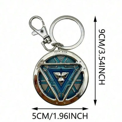 Marvel Avengers 3D Metal Keychain - Thor Hammer & Captain America Shield Keyring