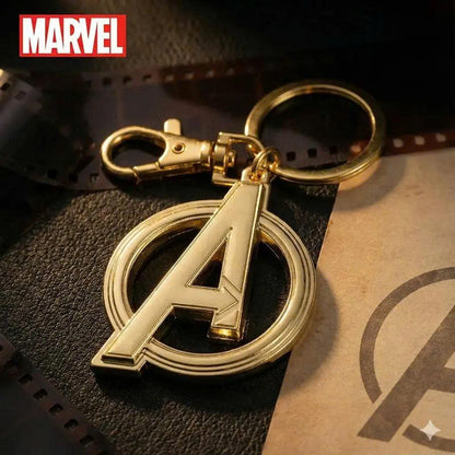 Marvel Avengers 3D Metal Keychain - Thor Hammer & Captain America Shield Keyring