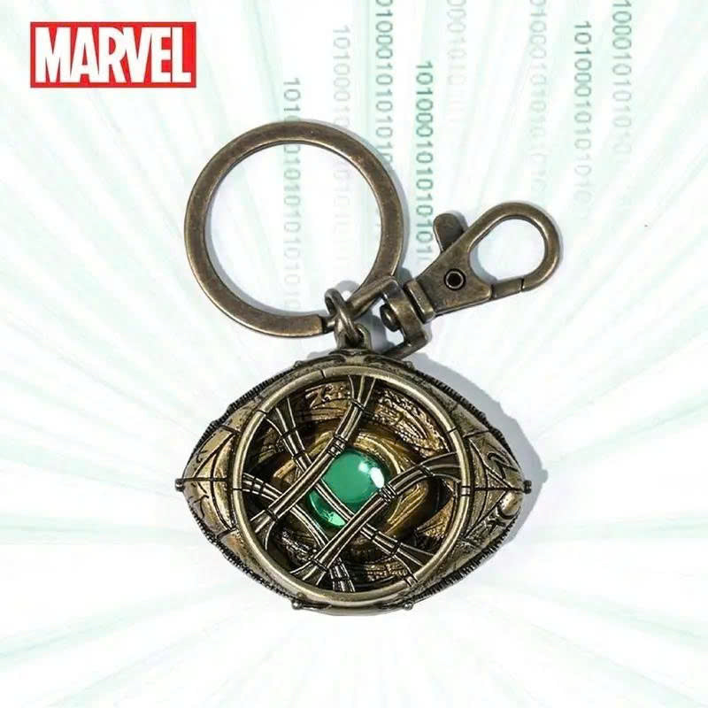 Marvel Avengers 3D Metal Keychain - Thor Hammer & Captain America Shield Keyring