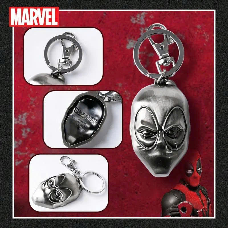 Marvel Avengers 3D Metal Keychain - Thor Hammer & Captain America Shield Keyring