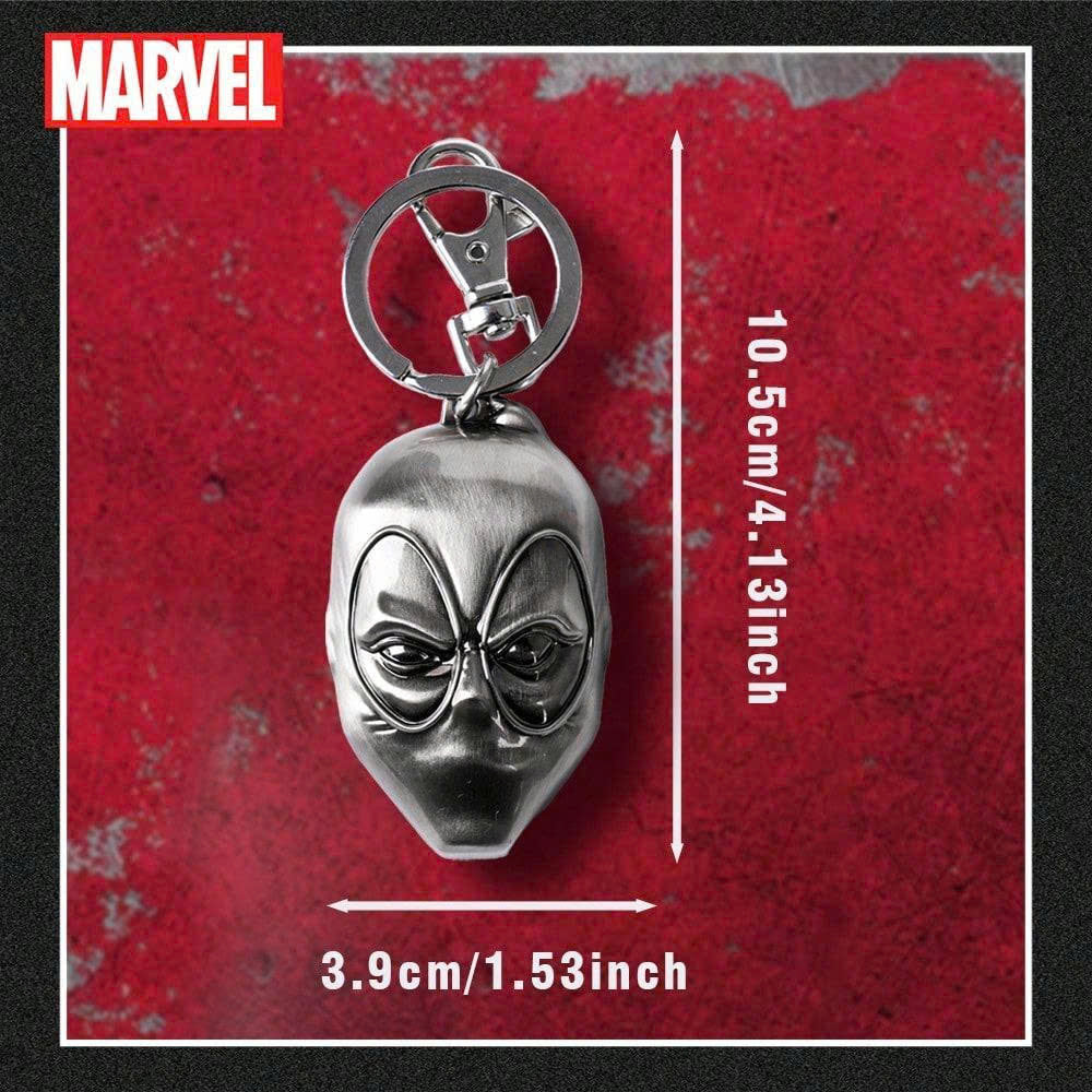 Marvel Avengers 3D Metal Keychain - Thor Hammer & Captain America Shield Keyring
