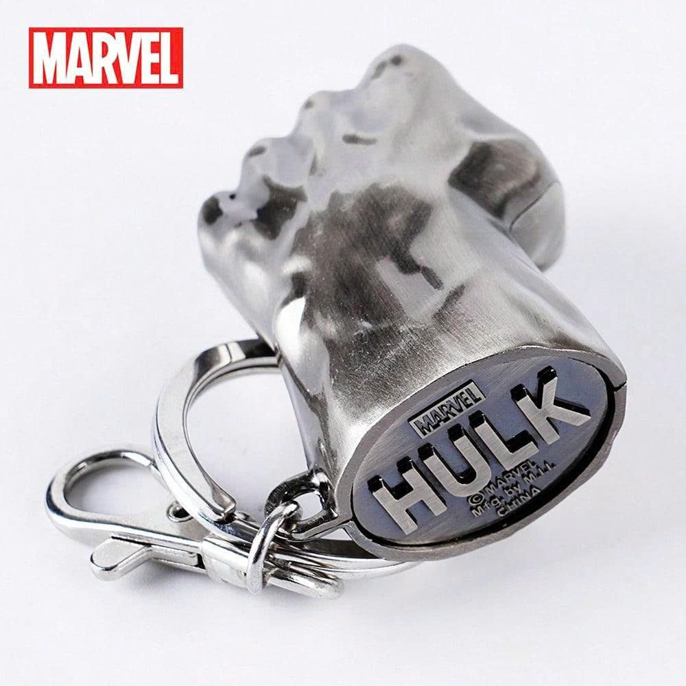 Marvel Avengers 3D Metal Keychain - Thor Hammer & Captain America Shield Keyring