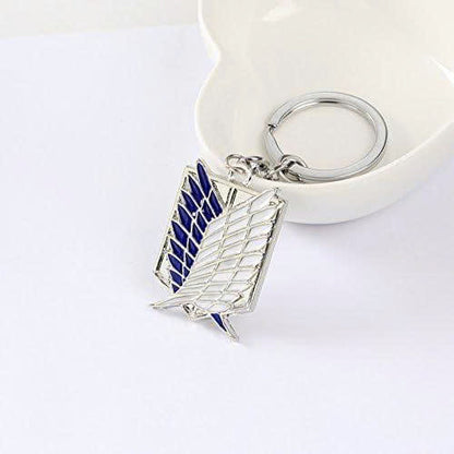 Attack on Titan Wings of Freedom Keychain - Survey Corps Metal Keyring