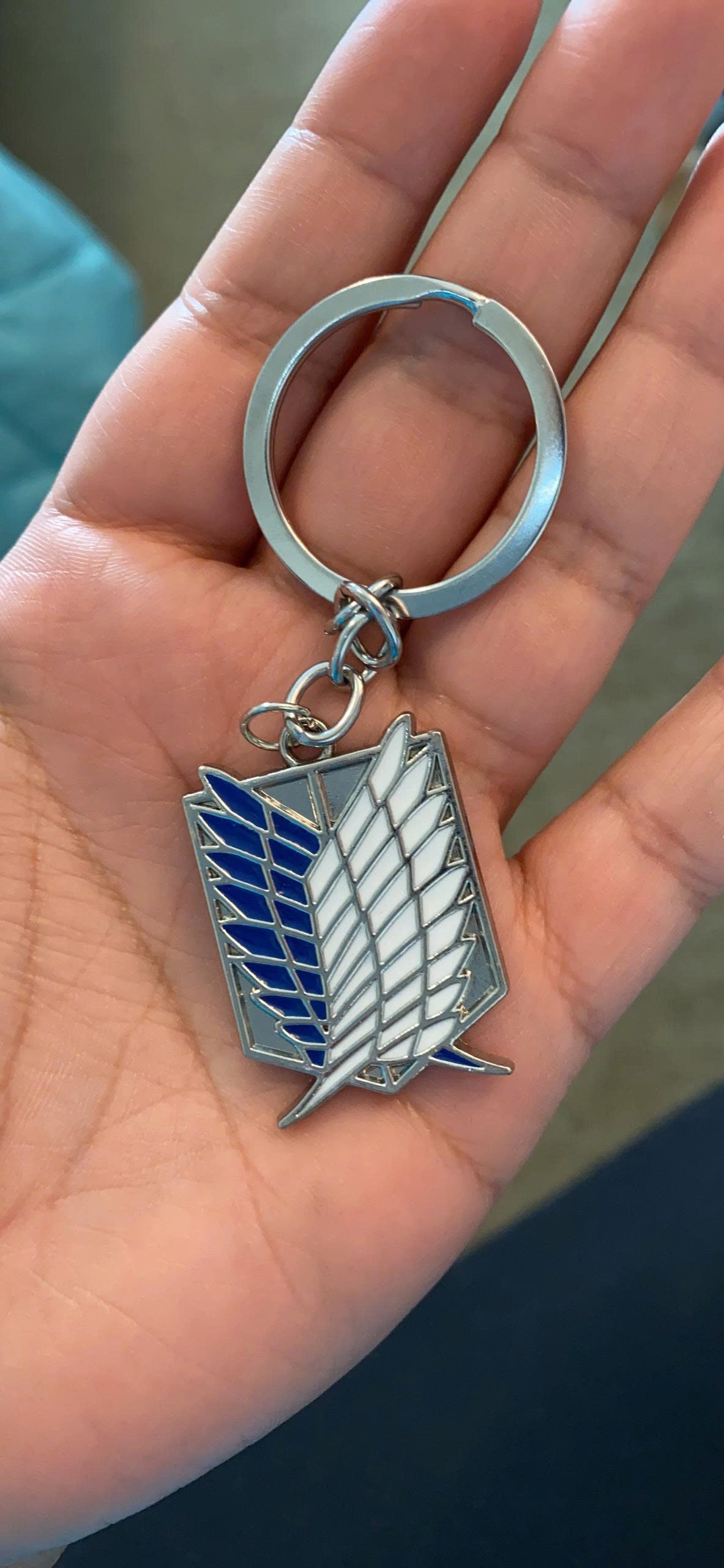Attack on Titan Wings of Freedom Keychain - Survey Corps Metal Keyring