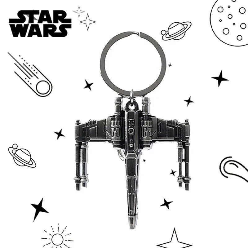 Star Wars 3D Metal Keychain - Mandalorian Falcon R2-D2 Keyring (1PC)