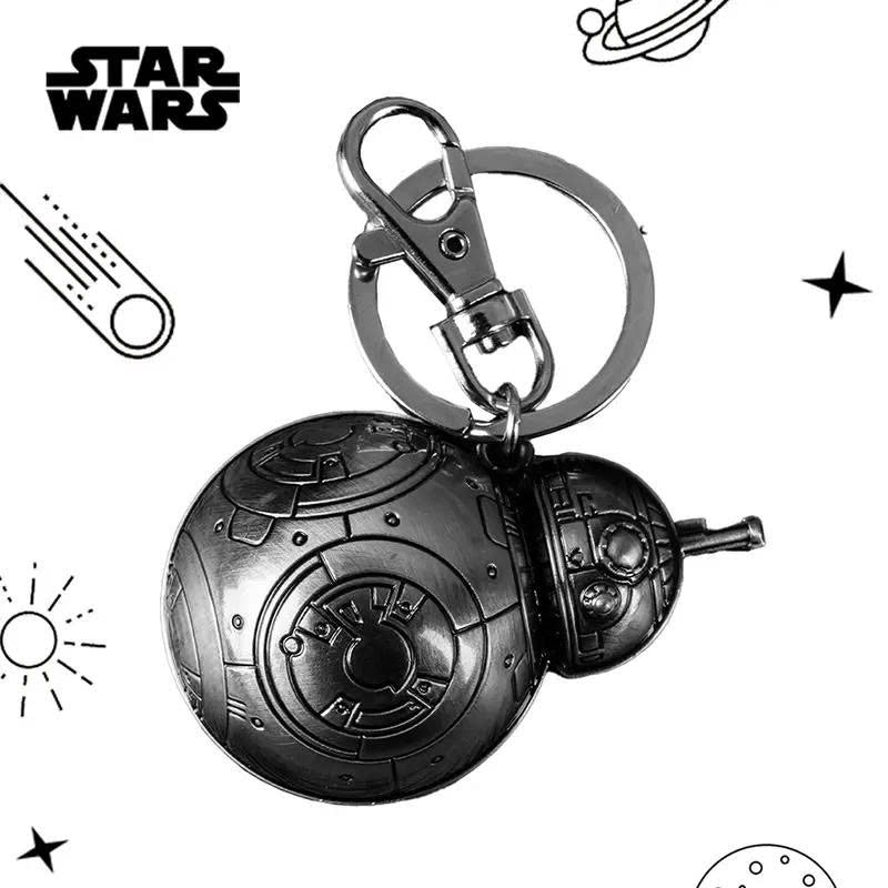Star Wars 3D Metal Keychain - Mandalorian Falcon R2-D2 Keyring (1PC)