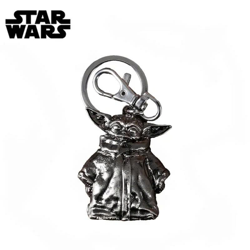 Star Wars 3D Metal Keychain - Mandalorian Falcon R2-D2 Keyring (1PC)