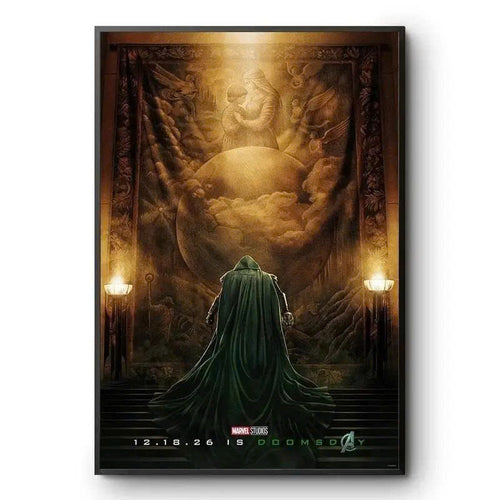 Avengers Doomsday 2026 Movie Poster - Doctor Doom Unframed Wall Art