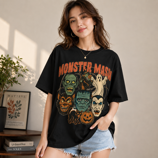 Retro Halloween Monster T-Shirt