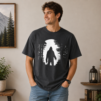 Bigfoot Forest Graphic T-Shirt