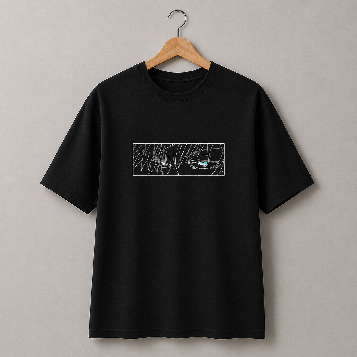 Jujutsu Kaisen Gojo Satoru Anime T-Shirt – Front & Back Graphic Unisex Black Tee
