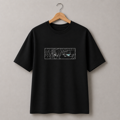 Jujutsu Kaisen Gojo Satoru Anime T-Shirt – Front & Back Graphic Unisex Black Tee