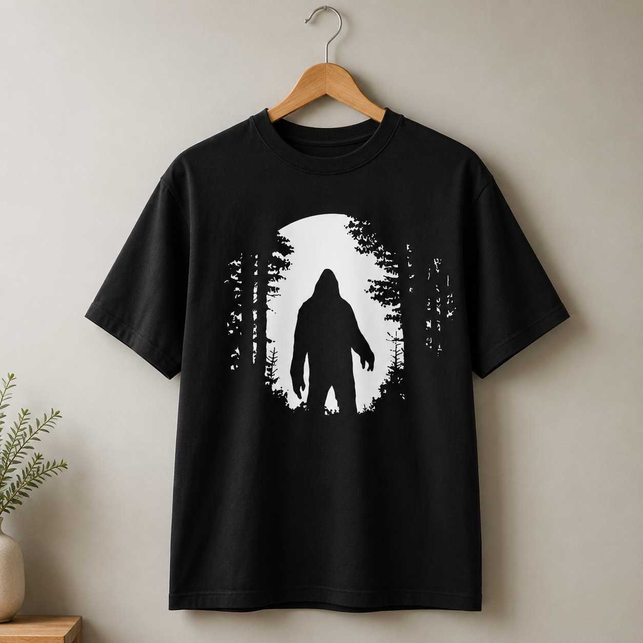 Bigfoot Forest Graphic T-Shirt