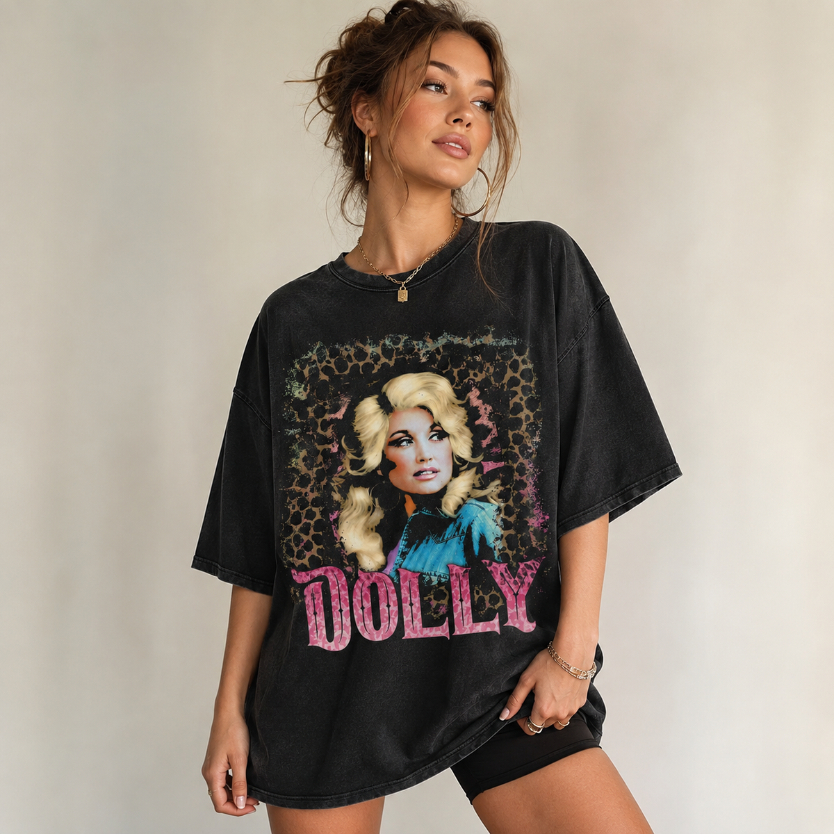 Dolly Parton Country Music Graphic T-Shirt, Vintage Western Style