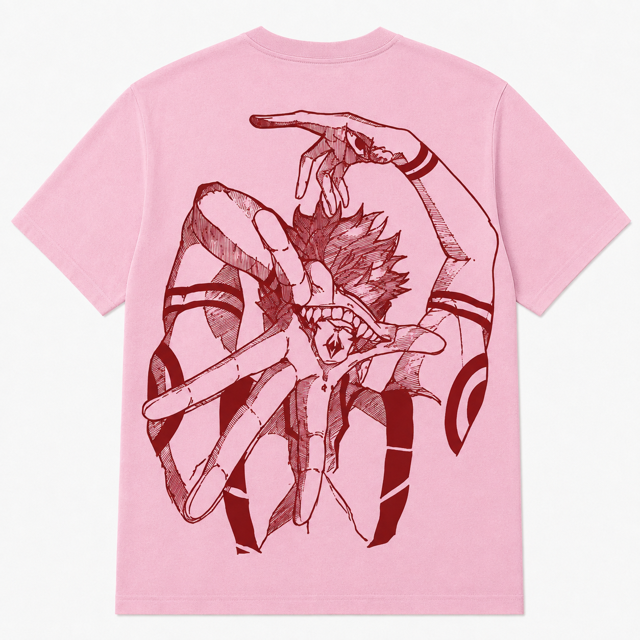 Jujutsu Kaisen Sukuna Tee Graphic Anime T-shirt 2 Side